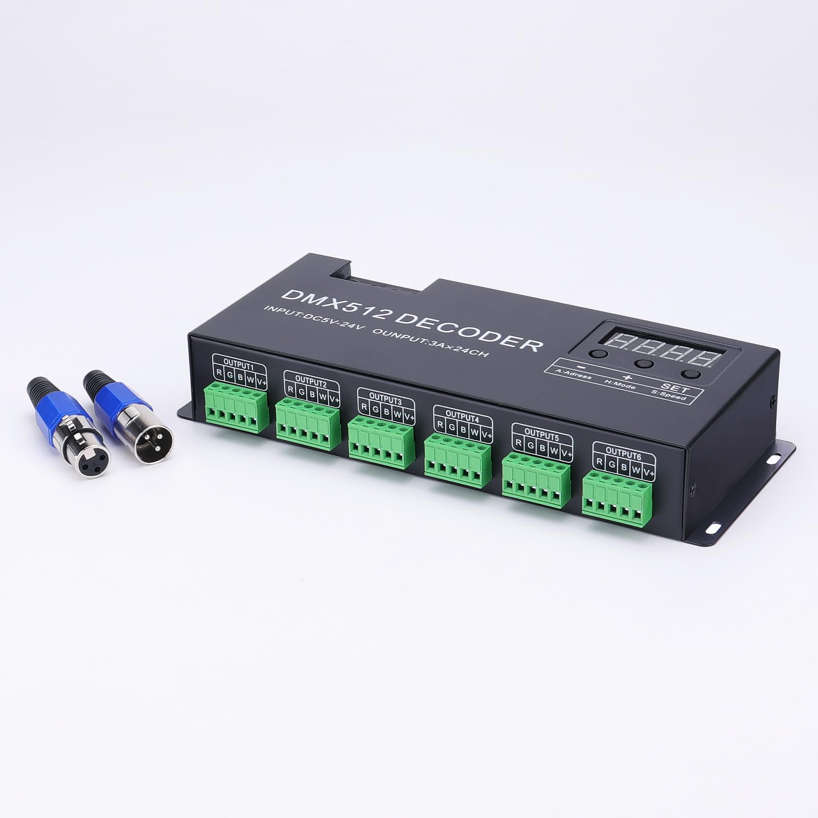 Amazon.com: JOYLIT RGBW LED DMX Digital Display Decoder 24 Channel